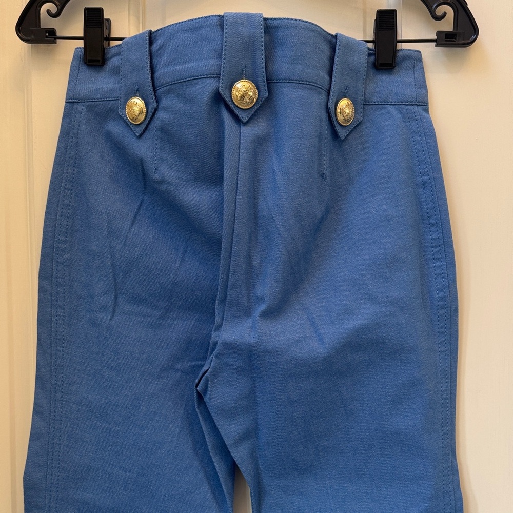Derek Lam Io Crosby Denim Blue Pants - Picture 6 of 9